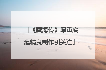 《藏海传》厚重底蕴精良制作引关注