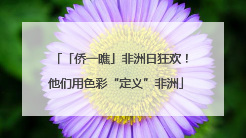 「侨一瞧」非洲日狂欢！他们用色彩“定义”非洲