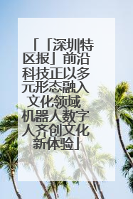 「深圳特区报」前沿科技正以多元形态融入文化领域 机器人数字人齐创文化新体验