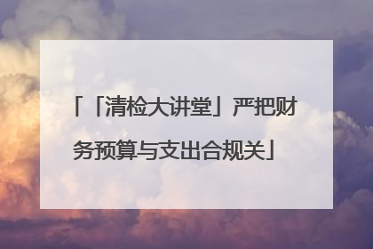 「清检大讲堂」严把财务预算与支出合规关