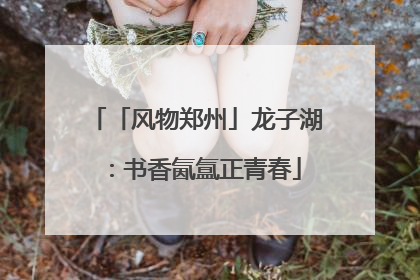 「风物郑州」龙子湖：书香氤氲正青春