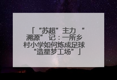 “苏超”主力 “溯源” 记：一所乡村小学如何炼成足球 “造星梦工场”