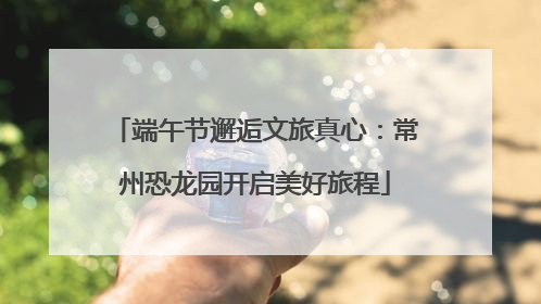 端午节邂逅文旅真心：常州恐龙园开启美好旅程