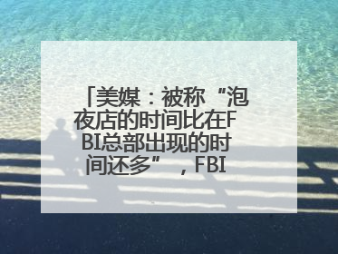 美媒：被称“泡夜店的时间比在FBI总部出现的时间还多”，FBI局长提起诉讼