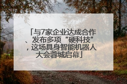 与7家企业达成合作、发布多项“硬科技”，这场具身智能机器人大会蓉城启幕