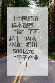 中国经济样本观察·“镇”了不起｜“内衣小镇”织出500亿元“里子产业”