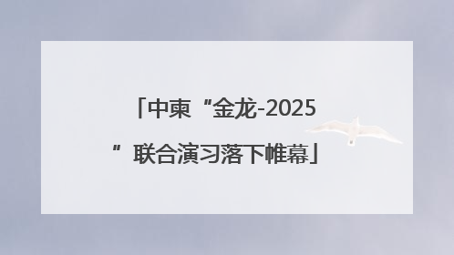 中柬“金龙-2025”联合演习落下帷幕
