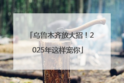 乌鲁木齐放大招！2025年这样宠你