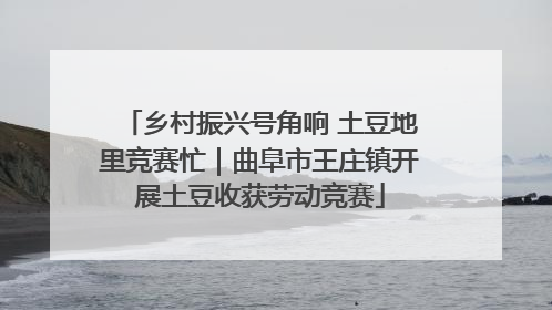 乡村振兴号角响 土豆地里竞赛忙｜曲阜市王庄镇开展土豆收获劳动竞赛