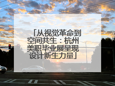 从视觉革命到空间共生：杭州美职毕业展呈现设计新生力量