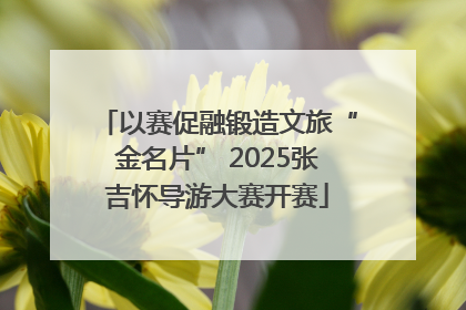 以赛促融锻造文旅“金名片” 2025张吉怀导游大赛开赛