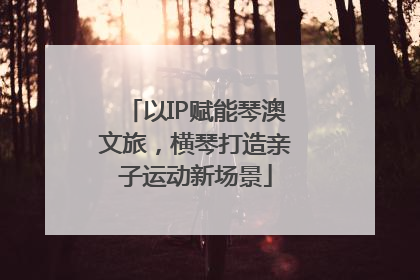以IP赋能琴澳文旅，横琴打造亲子运动新场景