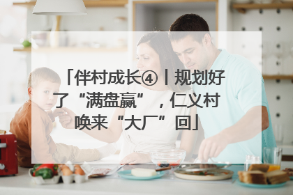 伴村成长④丨规划好了“满盘赢”，仁义村唤来“大厂”回