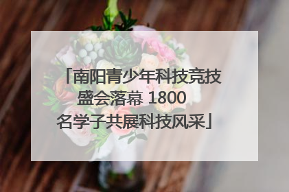 南阳青少年科技竞技盛会落幕 1800 名学子共展科技风采