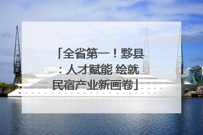 全省第一！黟县：人才赋能 绘就民宿产业新画卷