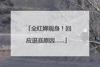 全红婵现身！回应退赛原因……