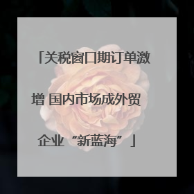 关税窗口期订单激增 国内市场成外贸企业“新蓝海”