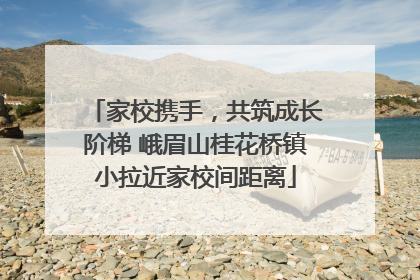 家校携手，共筑成长阶梯 峨眉山桂花桥镇小拉近家校间距离