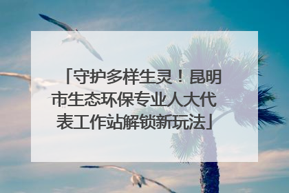 守护多样生灵！昆明市生态环保专业人大代表工作站解锁新玩法