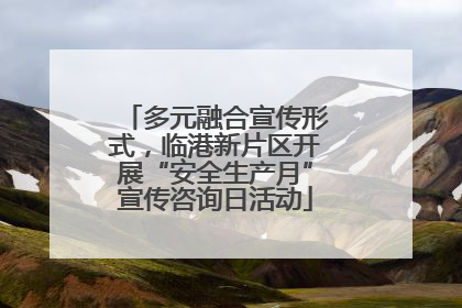 多元融合宣传形式，临港新片区开展“安全生产月”宣传咨询日活动