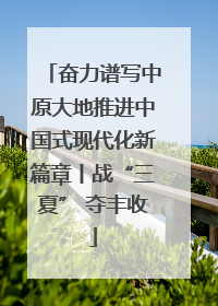 奋力谱写中原大地推进中国式现代化新篇章丨战“三夏” 夺丰收