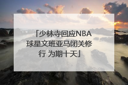 少林寺回应NBA球星文班亚马闭关修行 为期十天