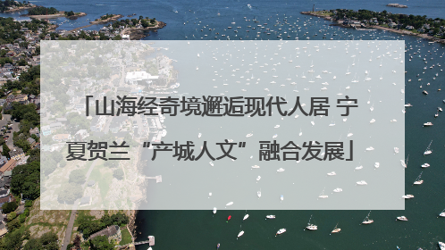 山海经奇境邂逅现代人居 宁夏贺兰“产城人文”融合发展