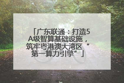 广东联通：打造5A级智算基础设施，筑牢粤港澳大湾区“第一算力引擎”