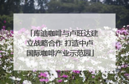 库迪咖啡与卢旺达建立战略合作 打造中卢国际咖啡产业示范园