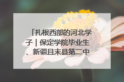 扎根西部的河北学子｜保定学院毕业生、新疆且末县第二中学教师黄小凤：《歌唱祖国》是她教会学生的第一首歌