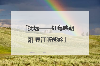 抚远——红莓映朝阳 界江听熊吟