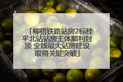 柳梧铁路站房2标桂平北站站房主体顺利封顶 全线最大站房建设取得关键突破