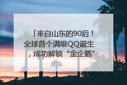 来自山东的90后！全球首个满级QQ诞生，成功解锁“金企鹅”，是继承父亲账号