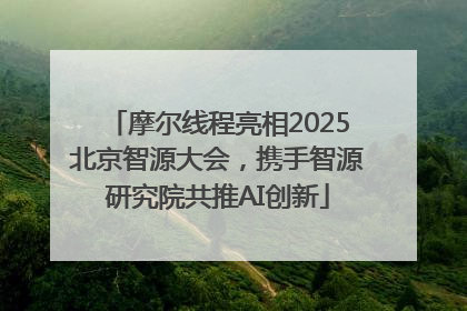 摩尔线程亮相2025北京智源大会，携手智源研究院共推AI创新