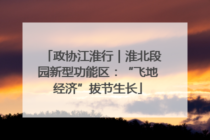 政协江淮行｜淮北段园新型功能区：“飞地经济”拔节生长