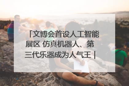 文博会首设人工智能展区 仿真机器人、第三代乐器成为人气王｜文博向“新”