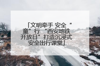 文明牵手 安全“童”行 “西安地铁开放日”打造沉浸式安全出行课堂
