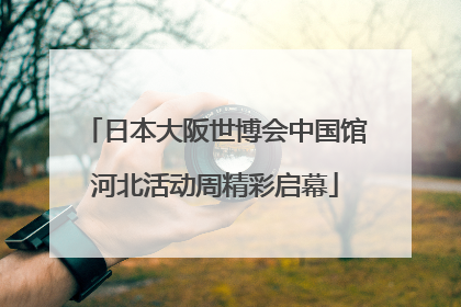 日本大阪世博会中国馆河北活动周精彩启幕