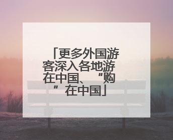 更多外国游客深入各地游在中国、“购”在中国