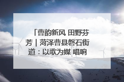 曹韵新风 田野芬芳｜菏泽曹县磐石街道：以歌为媒 唱响乡土“新歌声”