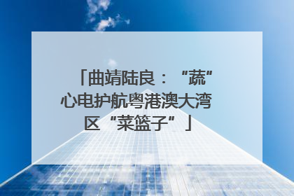 曲靖陆良：“蔬”心电护航粤港澳大湾区“菜篮子”