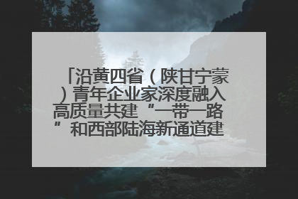 沿黄四省（陕甘宁蒙）青年企业家深度融入高质量共建“一带一路”和西部陆海新通道建设战略合作交流会在甘肃兰州召开