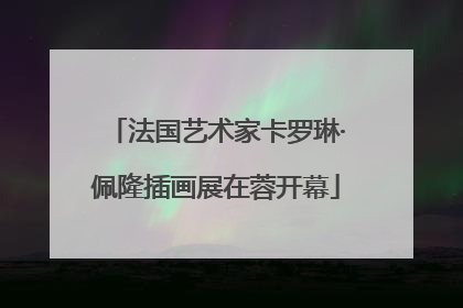 法国艺术家卡罗琳·佩隆插画展在蓉开幕