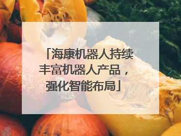 海康机器人持续丰富机器人产品，强化智能布局