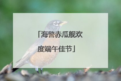海警赤瓜舰欢度端午佳节