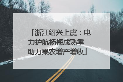浙江绍兴上虞：电力护航杨梅成熟季 助力果农增产增收