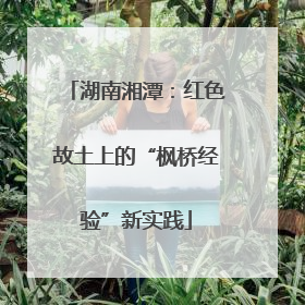 湖南湘潭：红色故土上的“枫桥经验”新实践