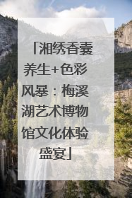 湘绣香囊养生+色彩风暴：梅溪湖艺术博物馆文化体验盛宴