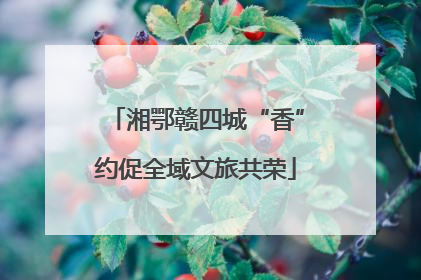 湘鄂赣四城“香”约促全域文旅共荣
