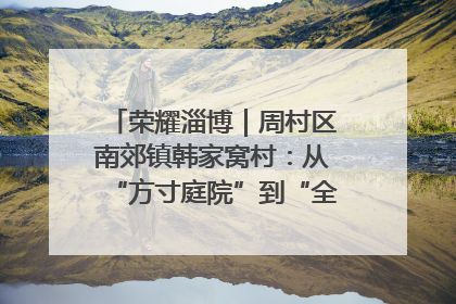 荣耀淄博｜周村区南郊镇韩家窝村：从“方寸庭院”到“全域文明”，乡村振兴的“美学革命”